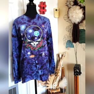Vintage Grateful Dead 1997  cotton pullover long sleeve celestial print RARE